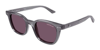 Montblanc MB0320S men Grey Round Sunglasses