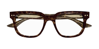 Montblanc MB0321O men Havana Squared Eyeglasses