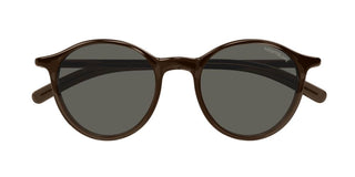 Montblanc MB0324S men Brown Round Sunglasses