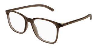 Montblanc MB0327O men Brown Squared Eyeglasses