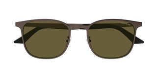 Montblanc MB0331S men Brown Squared Sunglasses