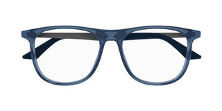 Montblanc MB0332O men Blue Squared Eyeglasses