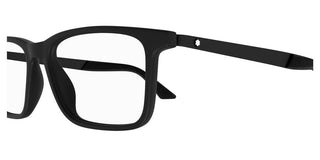 Montblanc MB0333O men Black Squared Eyeglasses