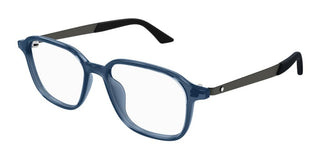 Montblanc MB0335OA men Blue Round Eyeglasses