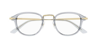 Montblanc MB0336O men Grey Round Eyeglasses