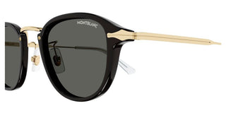 Montblanc MB0336S men Gold Pantos Sunglasses