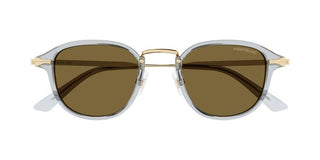 Montblanc MB0336S men Gold Pantos Sunglasses