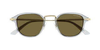 Montblanc MB0336S men Gold Pantos Sunglasses