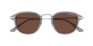 Montblanc MB0336S men Grey Pantos Sunglasses