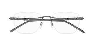 Montblanc MB0346O men Grey Squared Eyeglasses