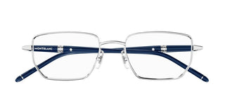 Montblanc MB0347O men Blue Squared Eyeglasses