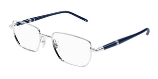 Montblanc MB0347O men Blue Squared Eyeglasses