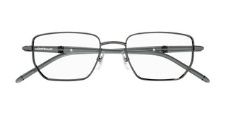 Montblanc MB0347O men Ruthenium Squared Eyeglasses