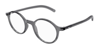 Montblanc MB0350O men Grey Round Eyeglasses