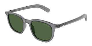 Montblanc MB0352S men Grey Squared Sunglasses