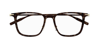 Montblanc MB0354O men Havana Squared Eyeglasses