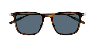 Montblanc MB0354S men Havana Squared Sunglasses