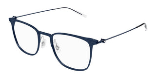 Montblanc MB0356O men Blue Geometric Eyeglasses