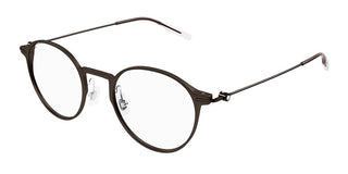 Montblanc MB0357O men Brown Pantos Eyeglasses