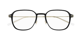 Montblanc MB0358O men Black Geometric Eyeglasses