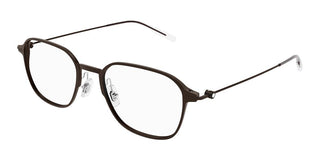 Montblanc MB0358O men Brown Geometric Eyeglasses