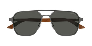 Montblanc Mb0360s Men Ruthenium Pilot Sunglasses