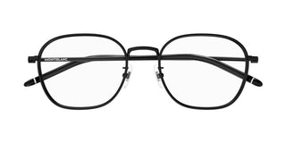 Montblanc MB0368OA men Black Geometric Eyeglasses