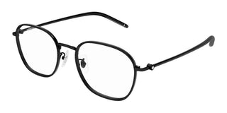 Montblanc MB0368OA men Black Geometric Eyeglasses