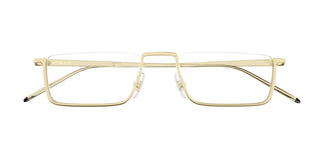 Montblanc MB0370O men Gold Rectangle Eyeglasses