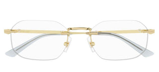 Montblanc MB0370O AVANT PREMIERE men Gold Geometric Eyeglasses