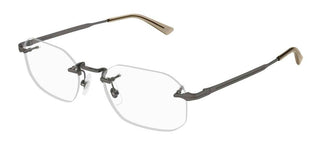 Montblanc MB0370O AVANT PREMIERE men Ruthenium Geometric Eyeglasses