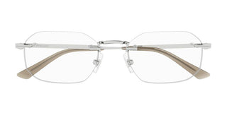 Montblanc MB0370O AVANT PREMIERE men Silver Geometric Eyeglasses