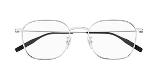 Montblanc MB0371OA men Silver Geometric Eyeglasses