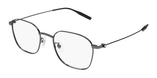 Montblanc MB0371OA men Black Geometric Eyeglasses