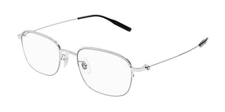 Montblanc MB0372OA men Silver Geometric Eyeglasses