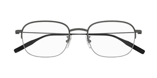 Montblanc MB0372OA men Ruthenium Geometric Eyeglasses