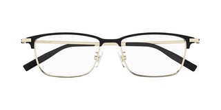 Montblanc MB0374OA men Gold Rectangle Eyeglasses