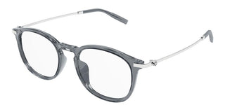 Montblanc MB0375O men Grey Round Eyeglasses