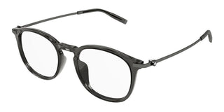 Montblanc MB0375O men Grey Round Eyeglasses