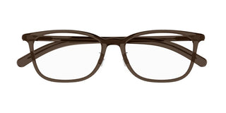 Montblanc MB0376OJ men Brown Squared Eyeglasses