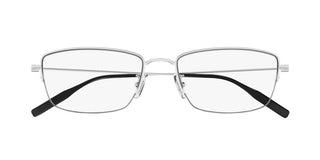 Montblanc MB0378OJ men Silver Rectangle Eyeglasses