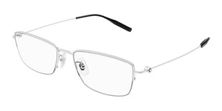 Montblanc MB0378OJ men Silver Rectangle Eyeglasses