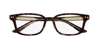 Montblanc MB0379OJ men Havana Rectangle Eyeglasses