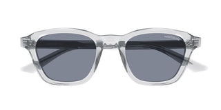 Montblanc Mb0384s Men Grey Squared Sunglasses