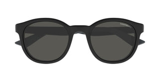 Montblanc MB0398S men Black Round Sunglasses