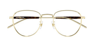 Montblanc MB0410O men Gold Butterfly Eyeglasses