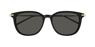 Montblanc MB0416SA men Black Squared Sunglasses