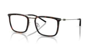 Moncler ME1001D unisex Havana Squared Eyeglasses