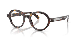 Moncler ME2005 unisex Havana Round Eyeglasses