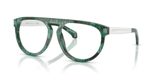 Moncler ME2007 unisex Green Geometric Eyeglasses